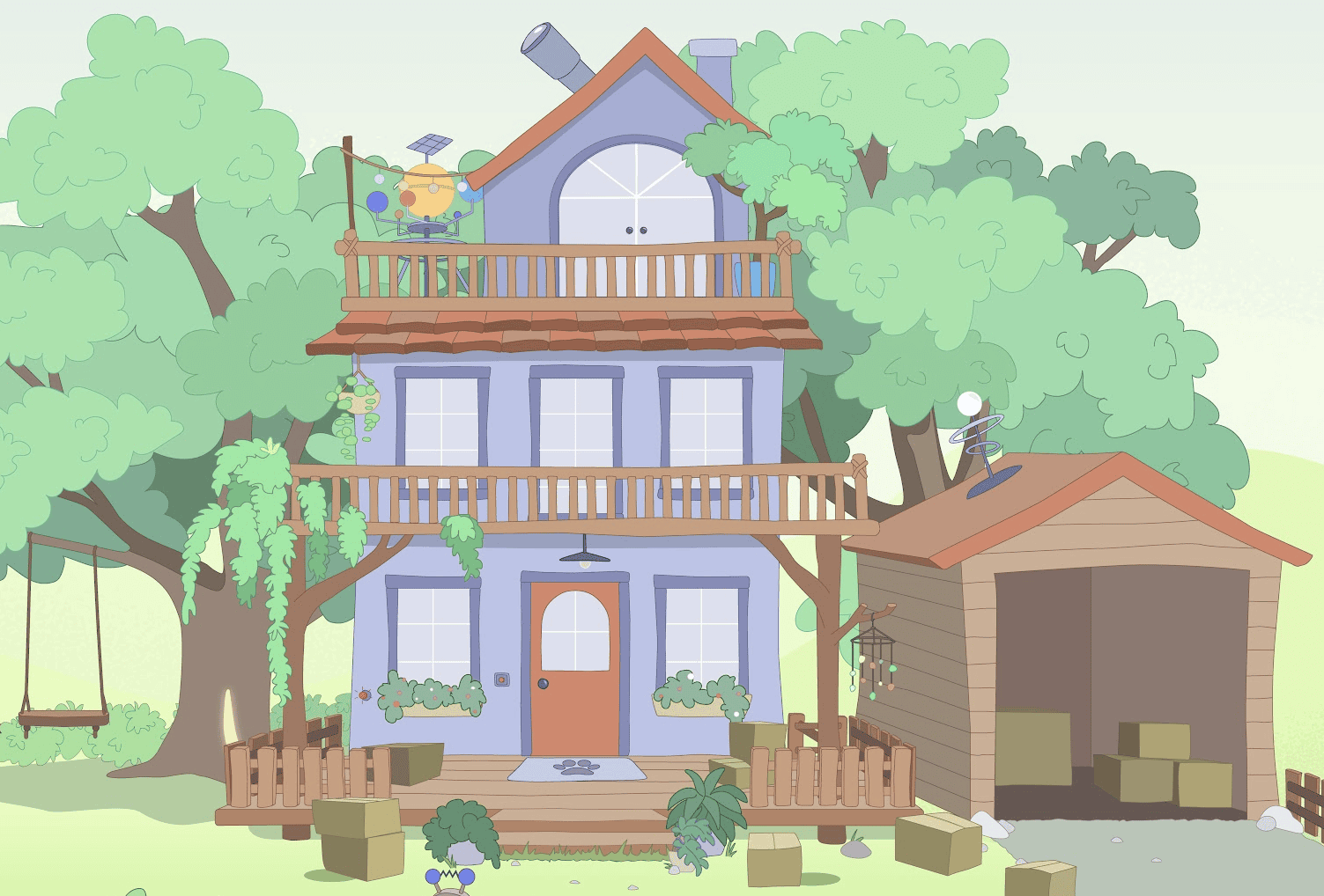 Filu in seinem neuen Zuhause